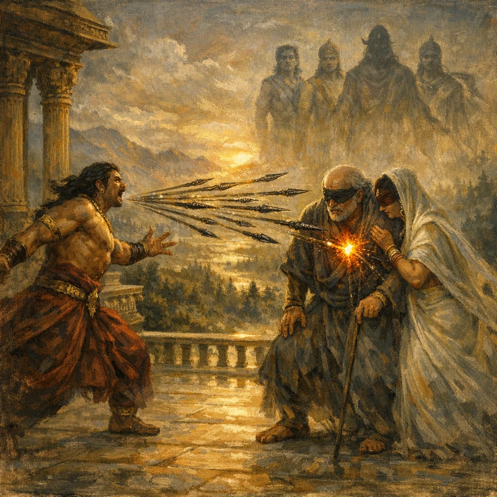 Гнев Бхимы и боль Дхритараштры