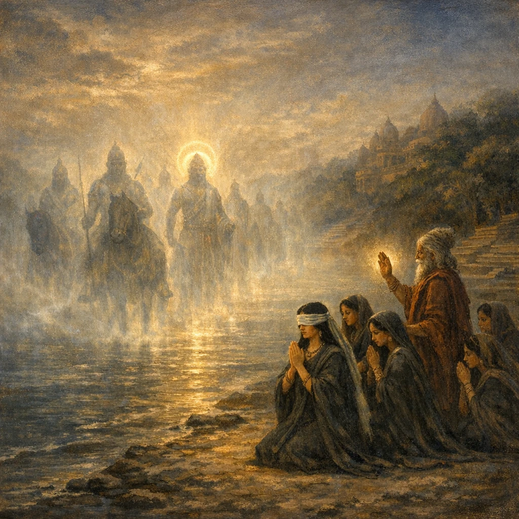 Желание Гандхари и Кунти